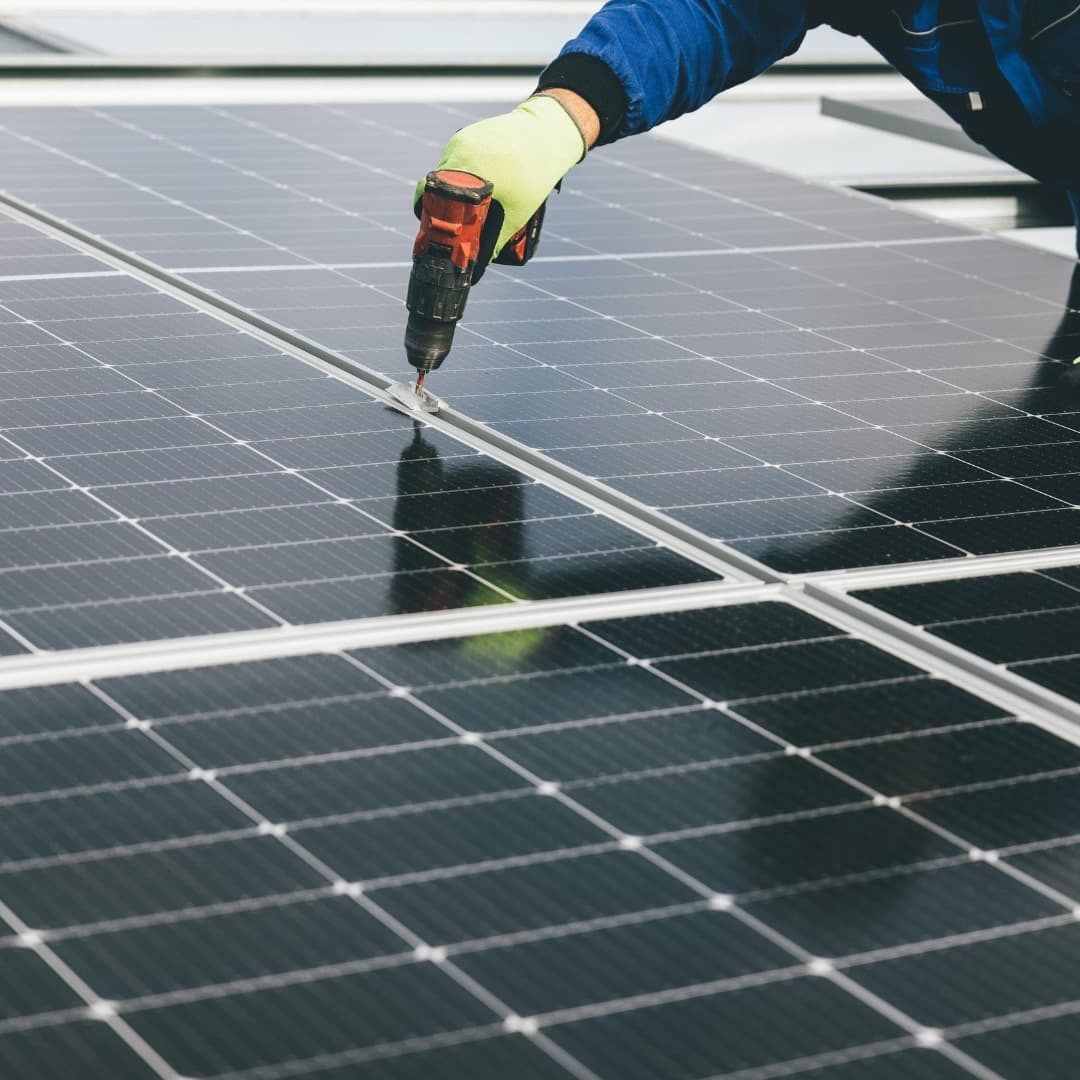 Professional solar panel cleaning